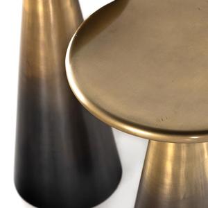 Mesa auxiliar de aluminio Golden Burning con revestimiento protector para ambientes exteriores e interiores a precio mayorista - Product Image 6
