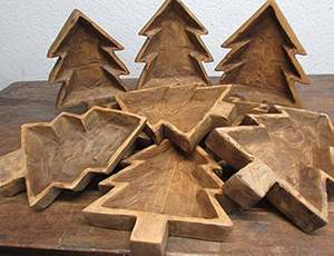 Meilleure qualité 100% pur bois fait à la main en bois naturel jetable bol à pâte Design contemporain Camping plat de service cadeau - Product Image 5