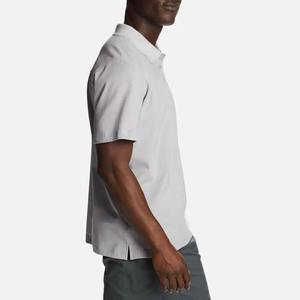 เสื้อยืดผู้ชายทันสมัยสำหรับเสื้อโปโลผ้าคอตตอนผ้าโพลีเอสเตอร์แห้งเร็วระบายอากาศได้ดีพอดีตัวแห้งเร็ว - Product Image 5