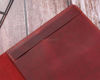 Porte-documents vintage en cuir véritable, organiseur portable, classeur A4, porte-cartes de visite, documents légaux, dossier d'entretien