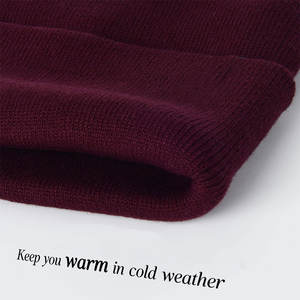 Bonnets pour hommes en grande taille, confortables, durables, vêtements de rue, logo personnalisé imprimé, vente en gros de bonnets d'hiver. - Product Image 2