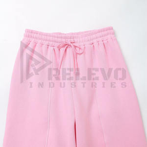 กางเกงวอร์มขายส่งทรงขากว้างสำหรับผู้ชาย กางเกงวอร์มปักโลโก้ตามสั่ง กางเกงวอร์มทรงบานระบายอากาศดี และชุดฮู้ดดี้ - Product Image 3