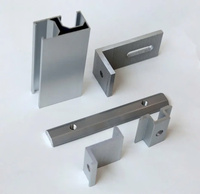 Pince d'extrémité de montage de panneau solaire EuroHa ESA en aluminium anodisé argenté pour profilés de 2 à 4 mm – Accessoire à prix compétitif, garantie 10 ans