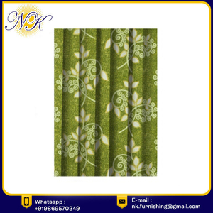 Top Selling High Quality Cotton Floral Window Shade Luxury Pleated Curtain with Rope for Hotels & Hospitals Printed Collection - Product Image 5