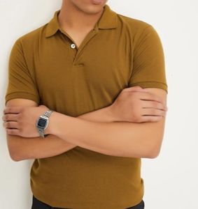 เสื้อโปโลผ้าโพลีคอตตอนคุณภาพสูง ป้องกันริ้วรอย สำหรับชุดยูนิฟอร์มทำงาน ปักลายตามสั่ง ราคาโรงงาน ขายส่ง - Product Image 1