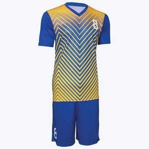 Uniformes de fútbol de poliéster Diseño personalizado Uniformes de fútbol de alta calidad Diseño de sublimación Uniformes de fútbol de entrenamiento - Product Image 2