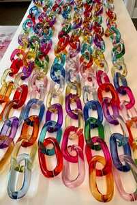 ห่วงโซ่เรซินประดับผนังอาร์ตเดคโคของตกแต่งห้องที่น่ารักที่สุดในอินเดีย - Product Image 3