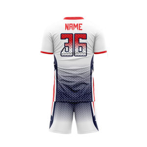 2025 conception sans couture séchage rapide respirant Polyester tissu Football uniforme ensemble sublimé imprimé chaussettes sacs pour toutes les saisons - Product Image 4