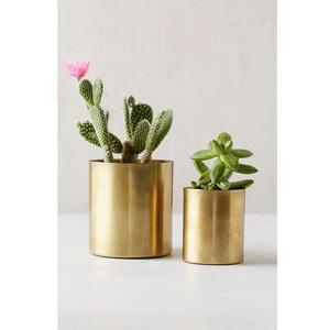 Pot de fleurs en métal de style ferme avec poignée, décoration intérieure de luxe pour la maison, hôtel, restaurant - Product Image 2