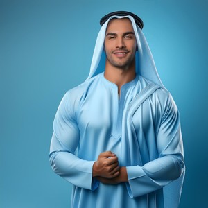 Thobe ชุดเดรสมุสลิมสีทึบมีกระเป๋าขนาดเสื้อผ้าอิสลามสำหรับผู้ชายแฟชั่นซาอุดิอาระเบีย - Product Image 4