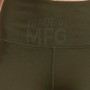 Women's High Quality Mid Waist Fitness <b>Leggings</b> with Solid <b>Pattern</b> for Yoga Low Minimum Order - Product Image 6