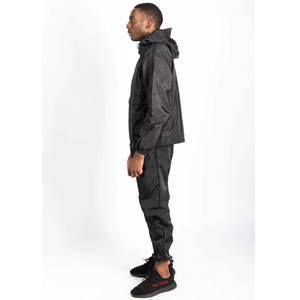 Chaqueta cortavientos por sublimación con impresión personalizada de calidad profesional, impermeable, transpirable, de talla grande, para invierno - Product Image 3