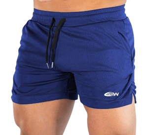กางเกงขาสั้นผ้าฝ้ายผู้ชายสำหรับออกกำลังกายผ้าทนทานใส่ได้พอดีกับกระเป๋าทรงลึกเอวยางยืดที่สร้างขึ้นเพื่อการฝึกสตรีทและสวมใส่สบาย - Product Image 1