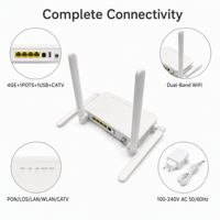 Unidad de Red Óptica Ai32 CATV OMCI ONU, Dispositivo Terminal de Fibra GPON con Puerto CATV para Red de Acceso de Banda Ancha FTTH
