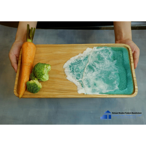 Artículo caliente Tabla de cortar de madera de alta calidad Tabla de cortar para utensilios de cocina Madera de Acacia hecha en Vietnam - Product Image 6