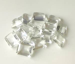 Natural Crystal <b>Clear</b> Quartz Octagon <b>Rose</b> Cut Flat Back Loose Gemstones 3x5mm-20x30mm Jewelry Making Wholesale Price - Product Image 6