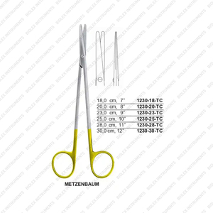 กรรไกรผ่าตัดตรงกรรไกรตัดปลายทังสเตนคาร์ไบด์ metzenbaum กรรไกรสำหรับนักเรียนที่ใช้ในการผ่าตัด - Product Image 1