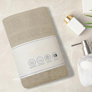Toalla de baño de uso doméstico para hotel OEM 100 por ciento algodón suave absorbente Toalla de baño de secado rápido para el hogar Spa gimnasio viaje Uso de lujo - Product Image 5
