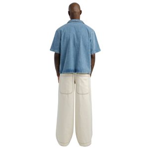 Jean à jambes larges pour hommes Vintage Wash 101 Twin Cannon Pantalon en denim durable en coton épais de 26 pouces - Product Image 2