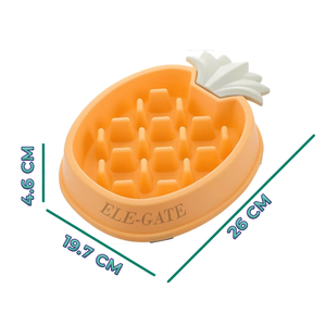 Piatto in Silicone Ecologico Anti-Soffocamento a Forma di Ananas per l'Alimentazione di Cani e Gatti - Product Image 6