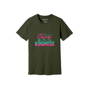 เสื้อยืดผ้าฝ้าย100% พิมพ์ลายด้วยความมีน้ำใจขนาด160 180ถึงหนักมี12สีที่สามารถปรับแต่งดีไซน์และการจัดวางของคุณเองได้ - Product Image 2