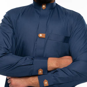 Mode d'usine Jubba arabe pour homme Design Thobe Nouveau style de vêtements islamiques avec logo personnalisé - Product Image 4