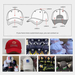 Gorras de béisbol personalizadas sólidas unisex con logotipo bordado personalizado de diseñador del fabricante para hombres - Product Image 3