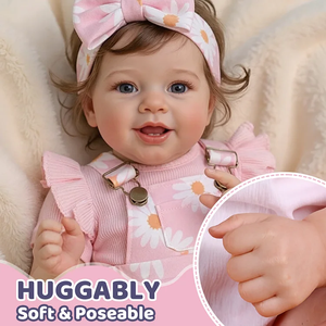 Poupées réalistes Babeside Vead de 20 pouces, corps souple, bébé fille souriante, jouet en peluche fait <span class=keywords><strong>à</strong></span> la main, certifié CE pour les grossistes en cadeaux - Product Image 6