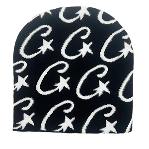 Colorful <b>Winter</b> Designer Beanies Hats Thick Knit Custom Embroidered Logo Beanie <b>Caps</b> for Travel - Product Image 4