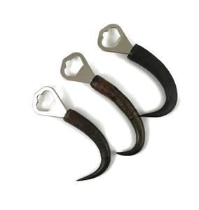 Vintage Buffalo Horn Handle Bottle Opener Unique Handcrafted Kitchen Tool Corkscrews & Openers Housewarming Gift - Product Image 6