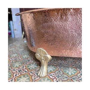Baignoires en cuivre anciennes de haute qualité best-seller de l'exportateur indien faites à la main en Inde pour la salle de bain - Product Image 3