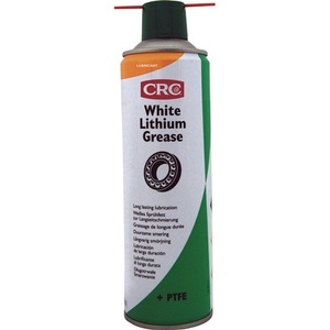 500 ml <b>Spray</b> Can of White Lithium <b>Grease</b> WHITE LITHIUM <b>GREASE</b> by CRC - Product Image 1