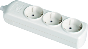 Multipresa bianca 3680W 3 prese senza fili 250V 16A (Solera 8003) - Product Image 1