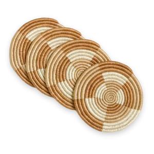Creative Natural Rattan Sea Grass Coasters Table Mats Decorative Wedding Sea Grass Wicker Table Decoration <b>Placemat</b> - Product Image 3