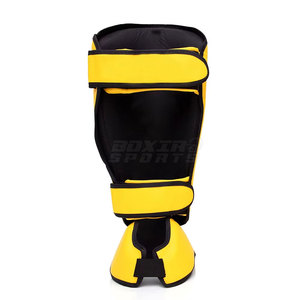 Espinilleras de boxeo con soporte de tobillo acolchado Espinilleras de boxeo profesionales para entrenamiento diario - Product Image 4
