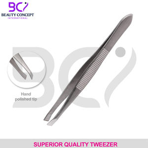 Las mejores pinzas para cejas en color plateado Acero inoxidable La más alta calidad Reutilizable y duradera Producto más nuevo Herramienta de belleza - Product Image 4