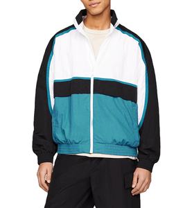 Vêtement de sport décontracté d'extérieur respirant coupe-vent, veste coupe-vent légère de grande taille avec col à capuche, matière en tissu - Product Image 3