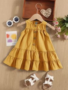 Elegante y hermoso vestido de algodón para niña con mangas y personalizado en cualquier color y tamaño @ 2024 - Product Image 2