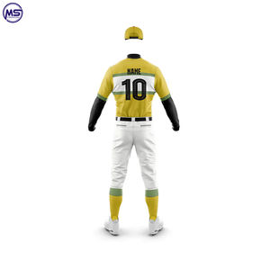 Pakistán hizo diseño OEM ODM 2025 mejor calidad diseño personalizado logotipo uniforme de béisbol para unisex - Product Image 2