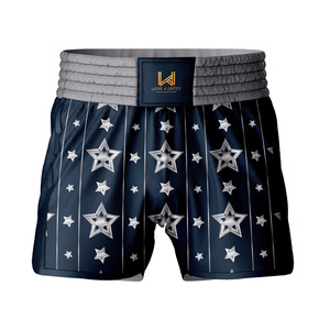 กางเกงมวยไทยแบบรัดรูปพิมพ์ลายด้วยความร้อน ระบายอากาศได้ดี น้ำหนักเบา แห้งเร็ว สำหรับผู้ชาย สำหรับศิลปะการต่อสู้แบบผสมผสาน - Product Image 1