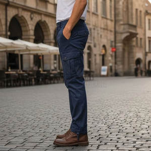 กางเกงคาร์โก้ผู้ชายสไตล์สตรีท ผ้าทนทาน ใส่สบาย เหมาะสำหรับใส่ในชีวิตประจำวัน ท่องเที่ยว และชุดลำลอง - Product Image 6