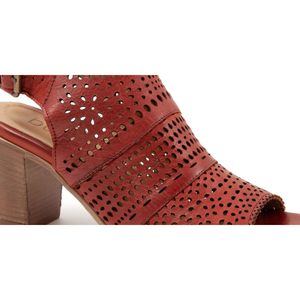 Sandalo Donna Bueno Upton Slingback con Tacco, in Pelle Terracotta Arancione con Chiusura Stringata, Misura 7.5-8US, Traspirante, Zeppa Piatta - Product Image 5