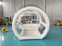 Château gonflable pour enfants, maison de jeux transparente en PVC pour l'extérieur, logo et couleur personnalisés, haute qualité, marque JIALE