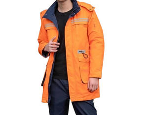 Vestes d'extérieur de sécurité haute visibilité pour les vêtements de travail de route durables imperméables d'hiver de travailleur de la construction avec plusieurs poches - Product Image 4