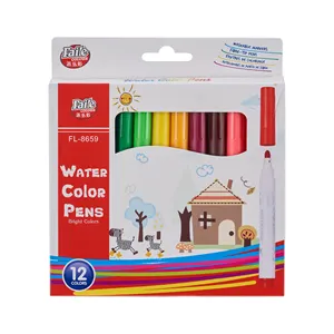 12/24 Colors Washable Markers Water Color Pen Set Stationery Set For Kids Doodling