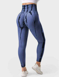 Venta caliente mujeres Tie Dye Legging estilo personalizado suave llegada sublimación excelencia calidad cintura elástica mujeres Yoga Leggings - Product Image 3