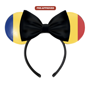 Custom Factory Order Headband-Made-to-Order Concept <b>Mouse</b> Ears Pre-Approval Design USA H.E.R. Accessories Vinyl Universal Fit - Product Image 1