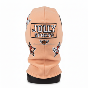 Pasamontañas de Forro Polar Premium para Mujer, Tejido Cálido de 280 GSM, Tono Durazno, Diseño de Panel Único con Logotipo Personalizado Bordado - Product Image 2