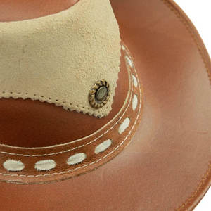 Chapeaux en cuir de cowboy personnalisés de vente chaude conception unique pour accessoire artisanal d'hiver - Product Image 6