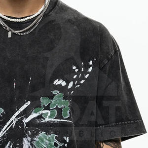 เสื้อยืดผู้ชายปี 2026 รับผลิตตามแบบ (OEM) คุณภาพสูง ผ้าฝ้ายพรีเมียม 100% ลายกราฟิก ผ้าถัก พิมพ์โลโก้ตามสั่ง GOAT REPUBLIC - Product Image 6